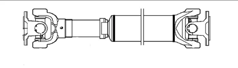 Arbre de transmission pour NISSAN Atleon 37300-9X502